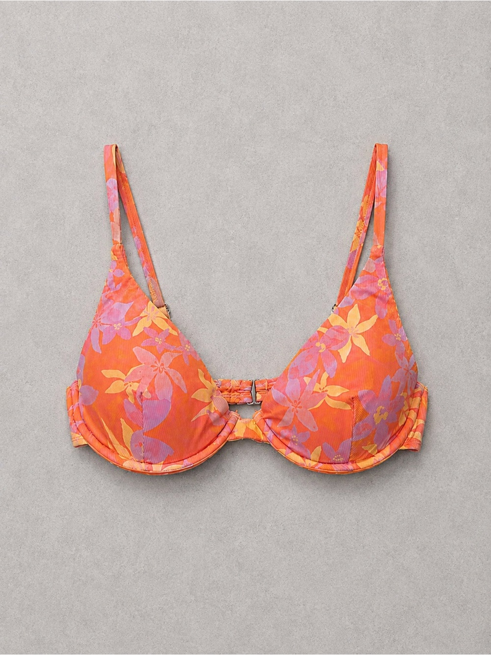 NWT - QUIKSILVER Tanner Out Of Office Paradise Underwire Bikini Top - Size Large